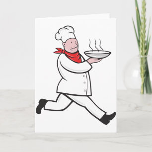 Cartões de saudação de Comida do Chef