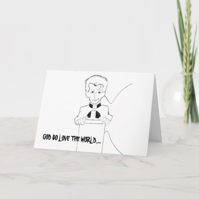 Cartões de saudação de Deus (Frente)