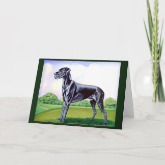 Cartões de saudação de grande dinamarquês