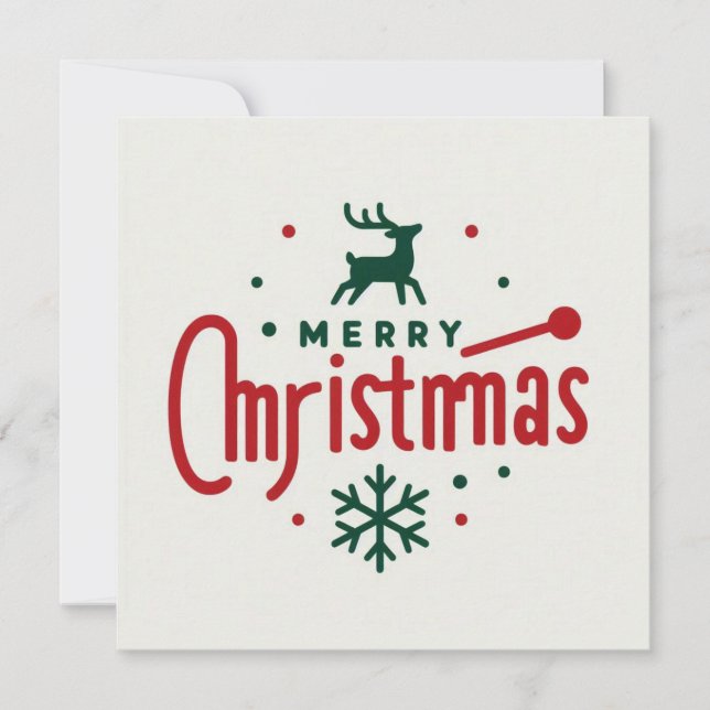 Cartões de saudação de Natal (Frente)