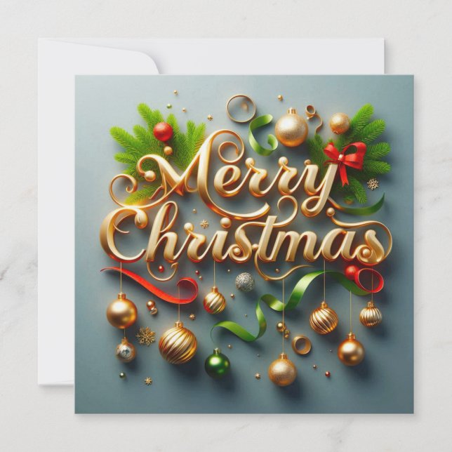 Cartões de saudação de Natal (Frente)