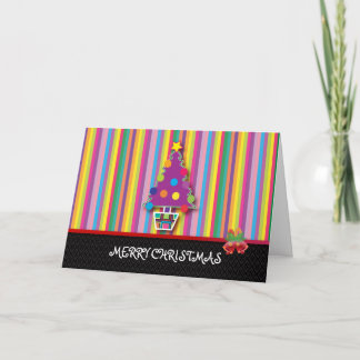 Cartões de saudação de Natal: Natal colorido
