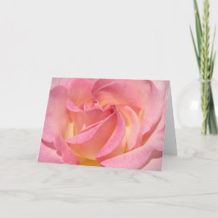 Cartões de saudação de ocasião especiais Flor rosa