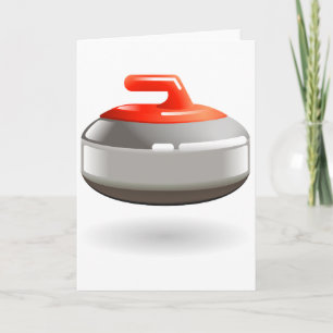 Cartões de Saudação de Pedra de Curling