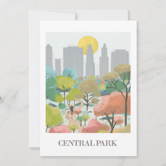 Cartões de saudação do Central Park