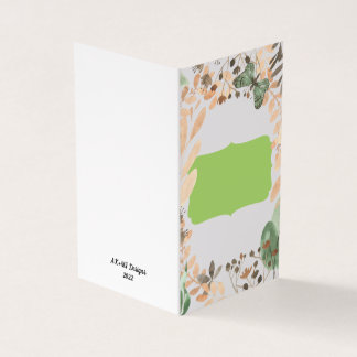 Cartões de saudação do Dentro de Vazio de borbolet