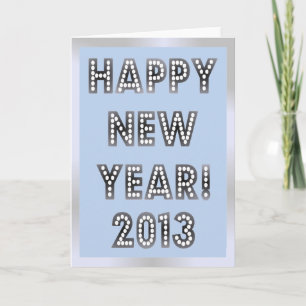 Cartões de saudação do feliz ano novo 2013