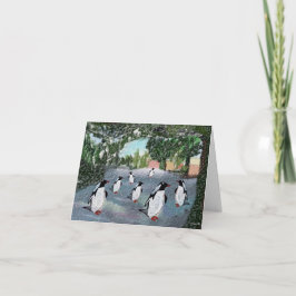 Cartões de saudação do Pinguim Winterwonderland