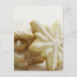 Cartões de saudação e adesivos de açúcar de Natal