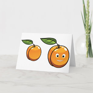 Cartões de Saudação Feliz Apricot