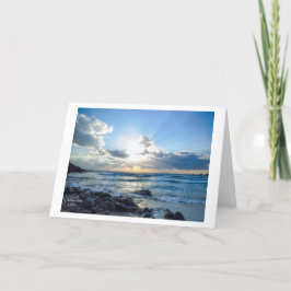 Cartões de saudação fotográfica Sea View