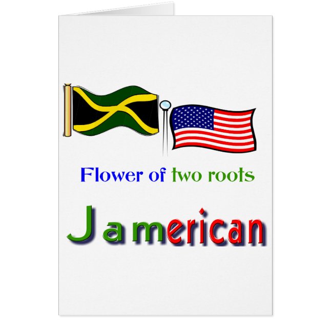 cartões de saudação jamerican (Frente)