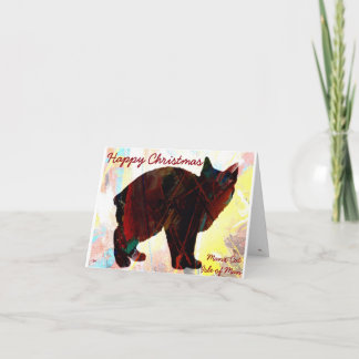 Cartões de saudação Manx Cat