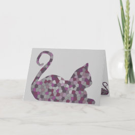 Cartões de saudação Mauve CrystalKatz