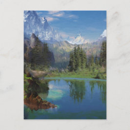 Cartões de saudação para pintura de óleo de Montan