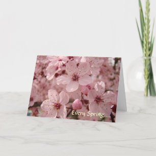 Cartões de Saudação Personalizados Cada Primavera