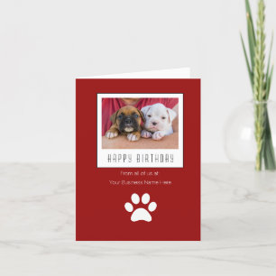 Cartões de saudação personalizados - Pet Business