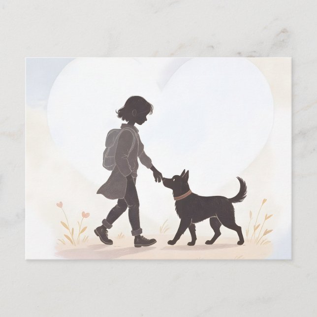 Cartões de saudação Pet Duo (Frente)