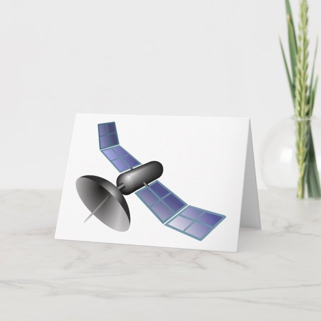 Cartões de saudação por satélite (Frente)