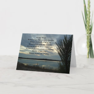 Cartões de saudação por sua causa 24