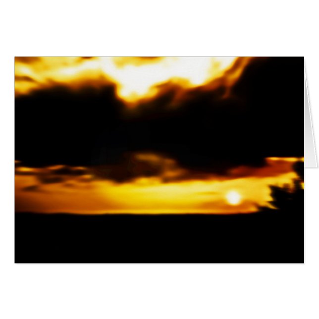 Cartões de saudação sunrise (Frente Horizontal)