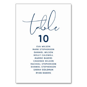 Cartões de Sessão de Convidado do Janto Elegante P