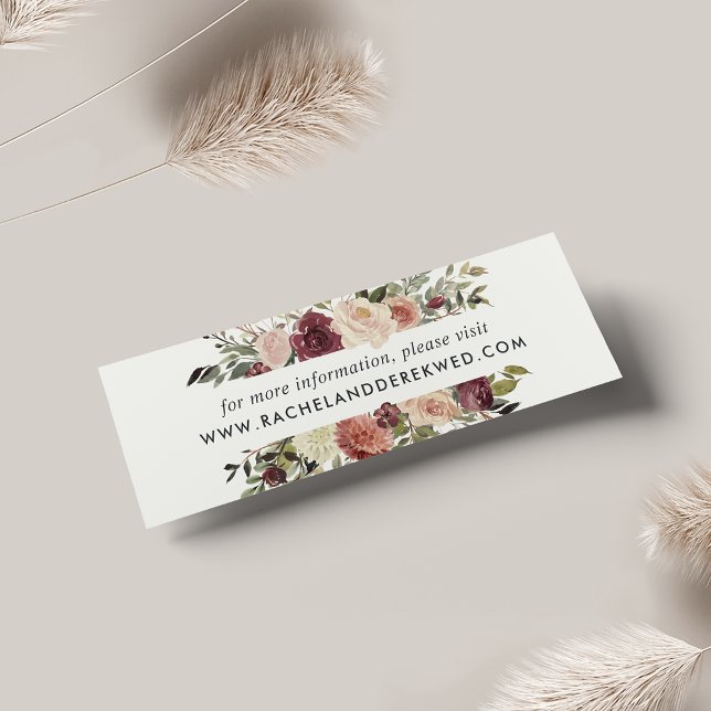 Cartões de Sítio Web Rustic Bloom | Mini (Criador carregado)