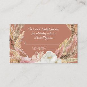 Cartões de substituição Boho Terracotta Floral