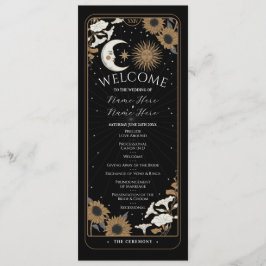 Cartões de Tarot do Casamento para Cerimônia de Bo