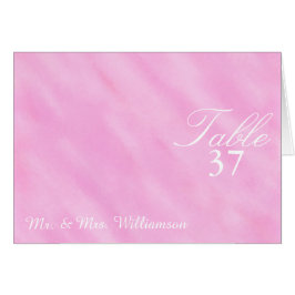 Cartões de Tenda de Mesa de Casamento com Aquarela
