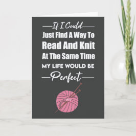 Cartões de Tricô Fio Tricoteira Modernista Minimal