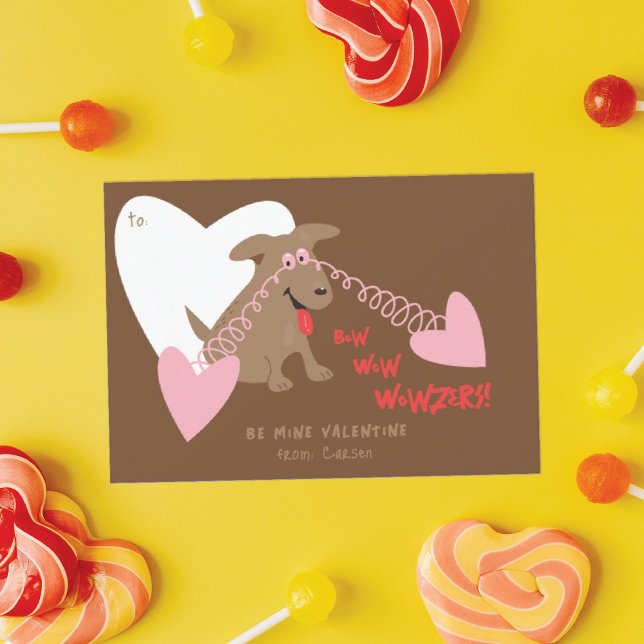 Cartões de Valentim Engraçados de Cachorro para Sa (Criador carregado)