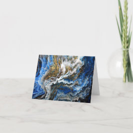 Cartões de Vazio com efeito 3D Abstrato Dourado az