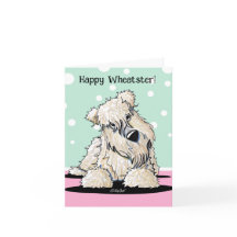 Cartões de vazio de Páscoa "Wheaten Terrier"