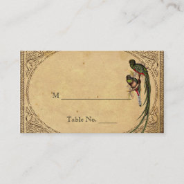 Cartões de Vintage Quetzal Bird Elegante