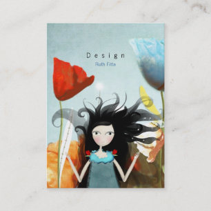 Cartões de Visita Alice no País das Maravilhas