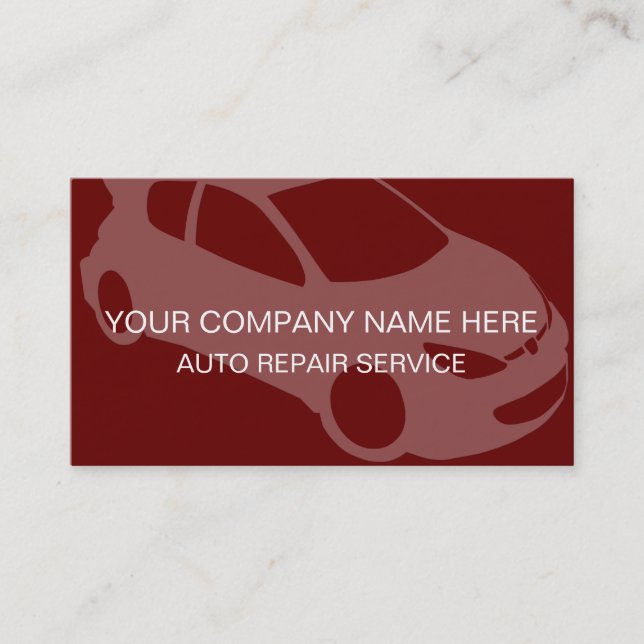 Cartões de Visita Automotivos (Frente)