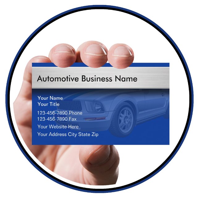 Cartões de Visita Automotivos (Criador carregado)