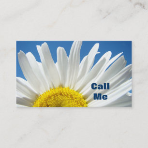 Cartões de Visita Call Me personalizados Flores de