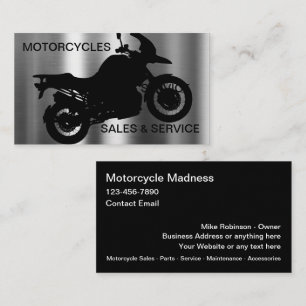 Cartões de Visita com Tema de Moto Legal