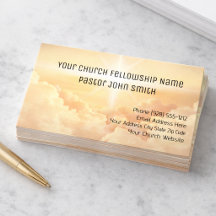 Cartões de Visita da Igreja das Nuvens Celestiais 