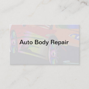 Cartões de Visita de Auto Body