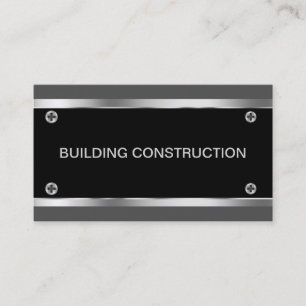 Cartões de Visita de Construção