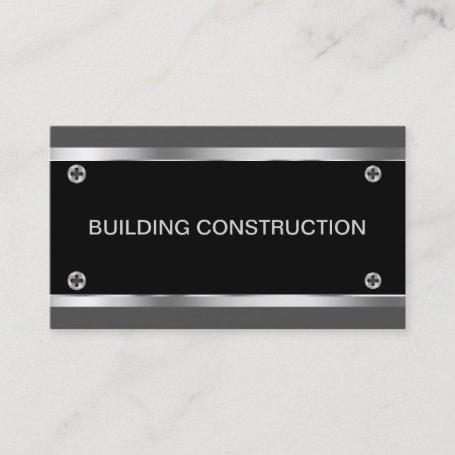 Cartões de Visita de Construção (Frente)
