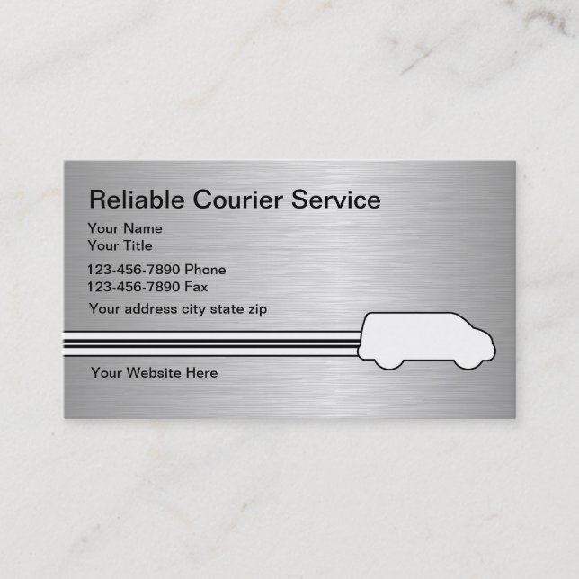Cartões de Visita de Courier (Frente)