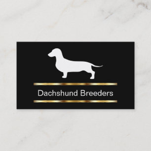 Cartões de Visita de Criador de Dachshund