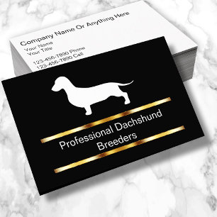 Cartões de Visita de Criador de Dachshund Sofistic