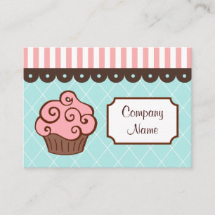 Cartões de Visita de Cupcake