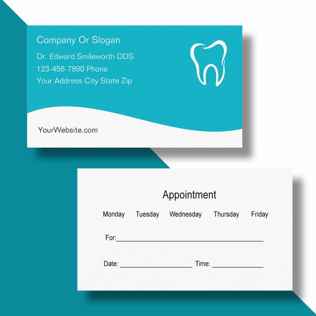 Cartões de Visita de Dentista (Criador carregado)