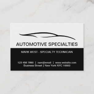 Cartões de Visita de Especialidades Automotivas Mo